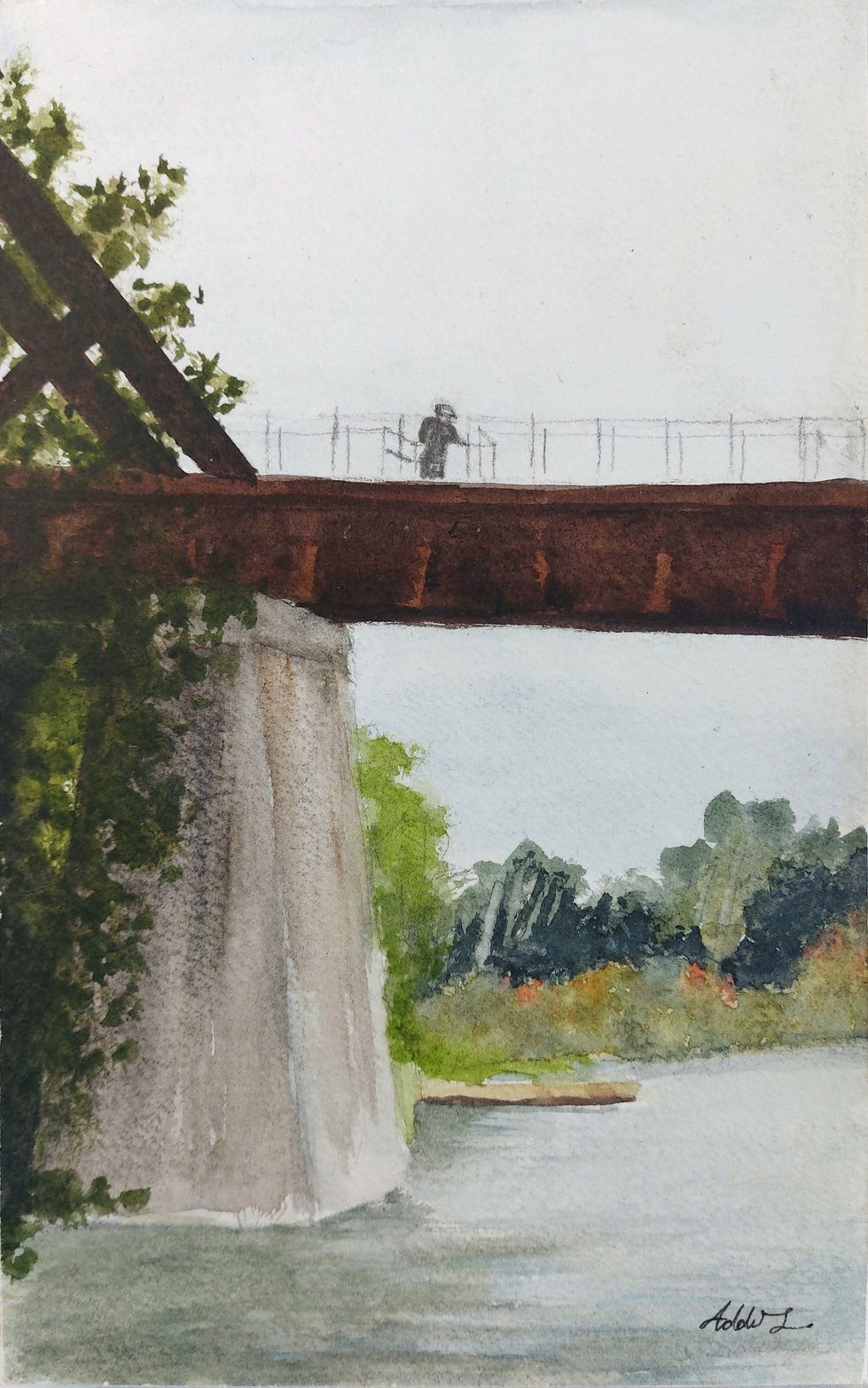 Black Bridge Cyclist 21/09/2024