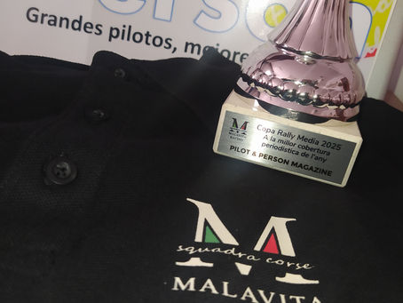 Importante reconocimiento al esfuerzo, la dedicación y la pasión por el mundo del motor. 