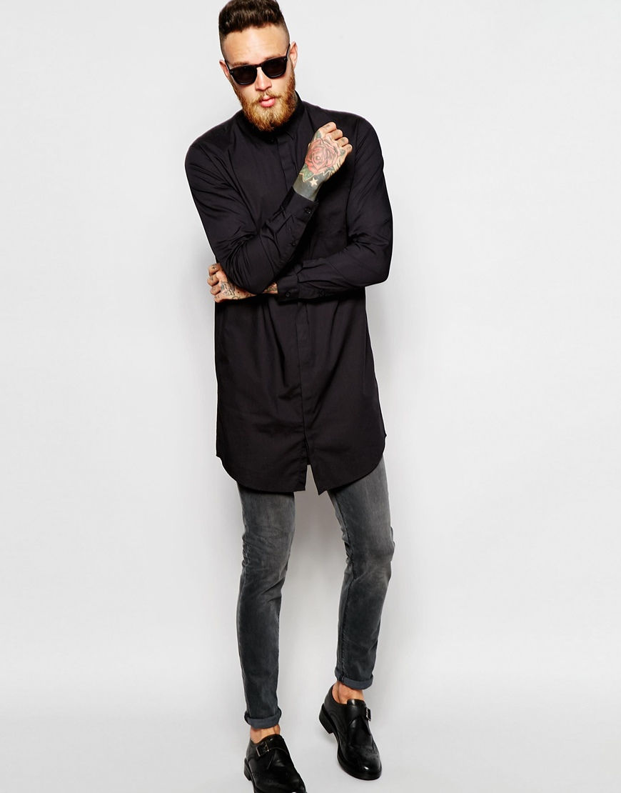 Thumbnail: Weekday Shirt River Extra Longline One Pocket