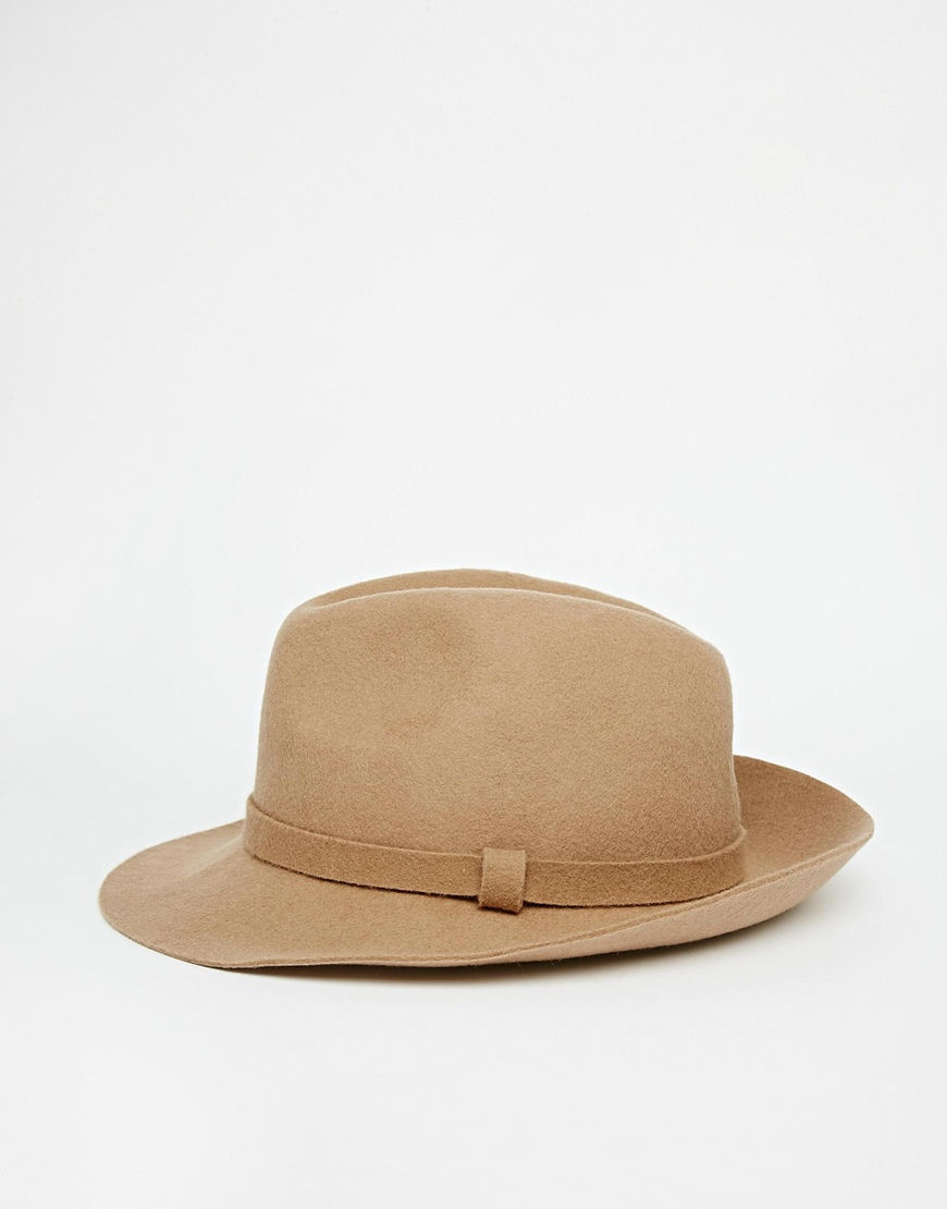 Thumbnail: Fedora Hat In Camel Felt