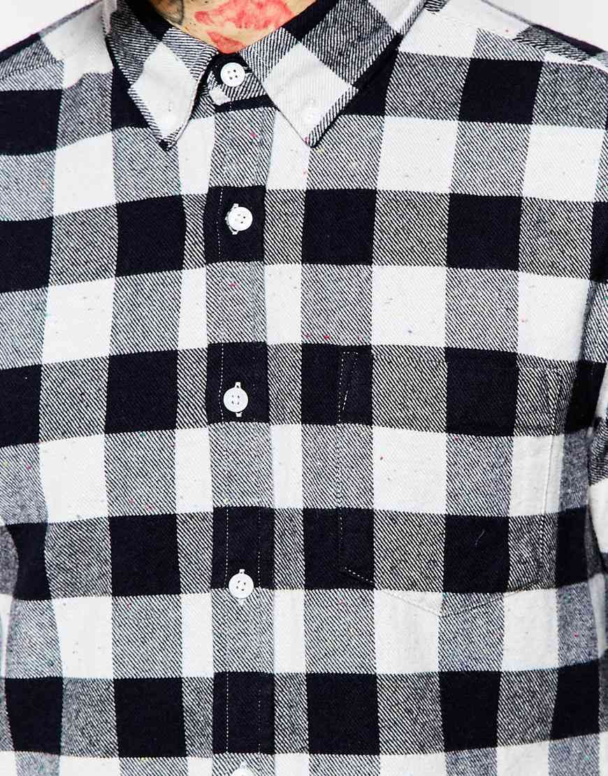Thumbnail: Shirt In Heavyweight Buffalo Check With Neps In