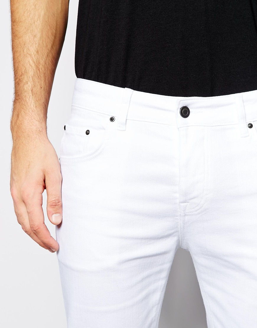 Thumbnail: Stretch Slim Jeans In White