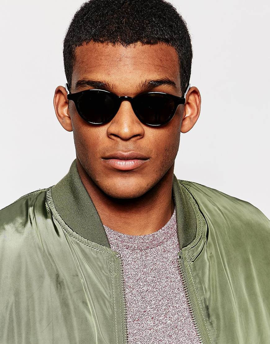 Thumbnail: Reclaimed Vintage Corbett Round Sunglasses