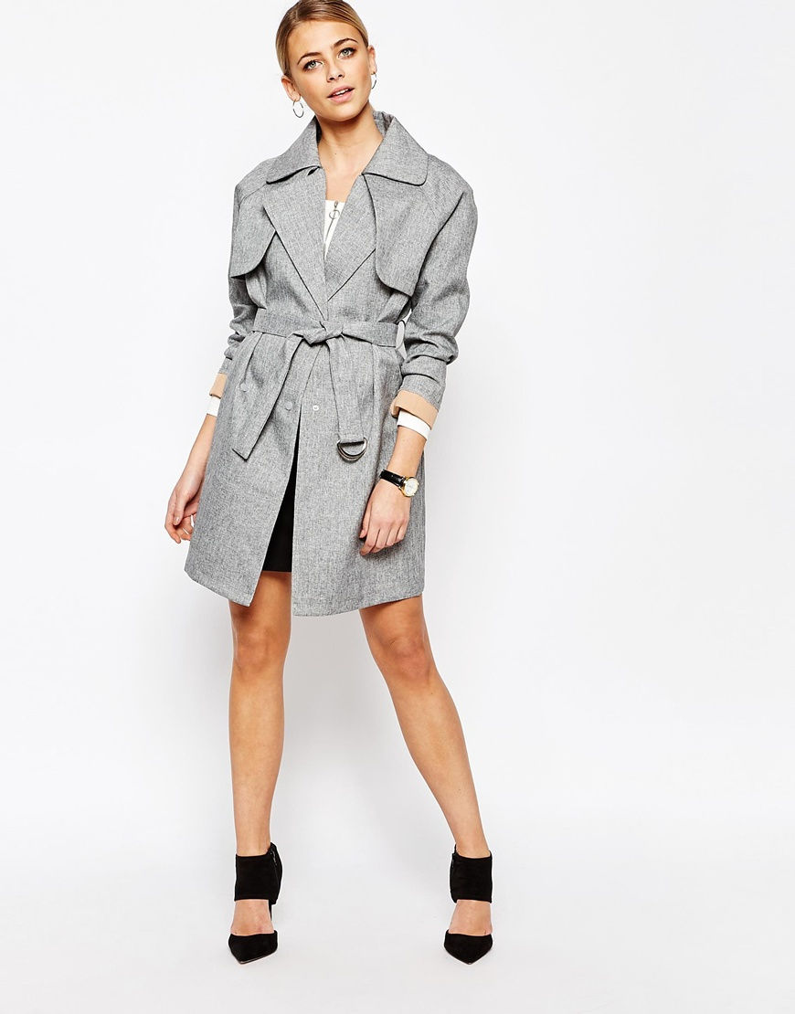 Thumbnail: Boohoo Tailored Trench Coat