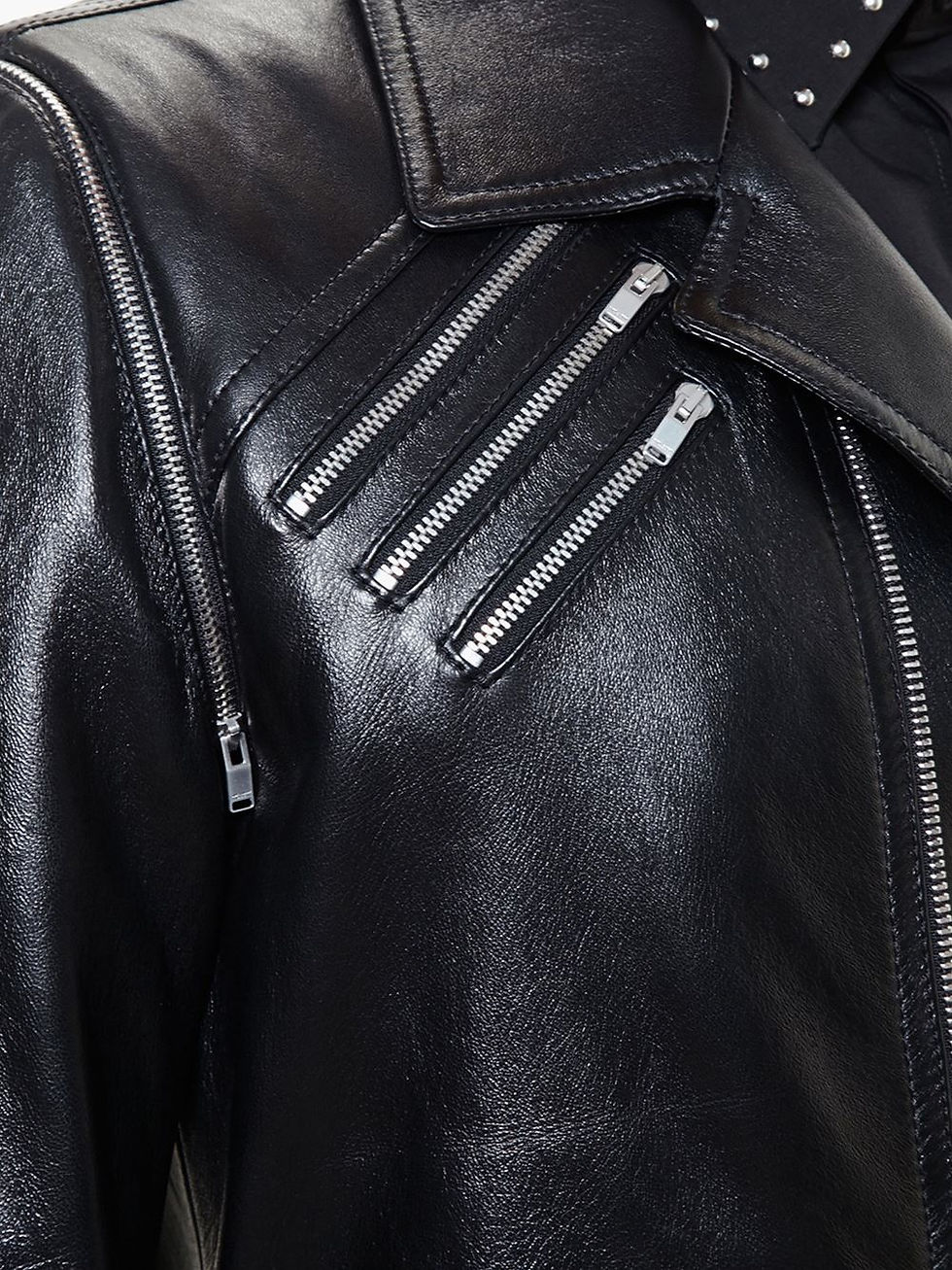 Thumbnail: zipped biker jacket