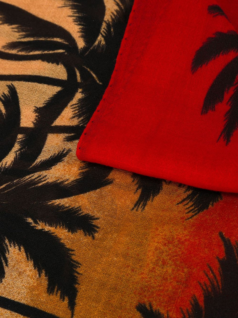 Thumbnail: palm tree intarsia scarf