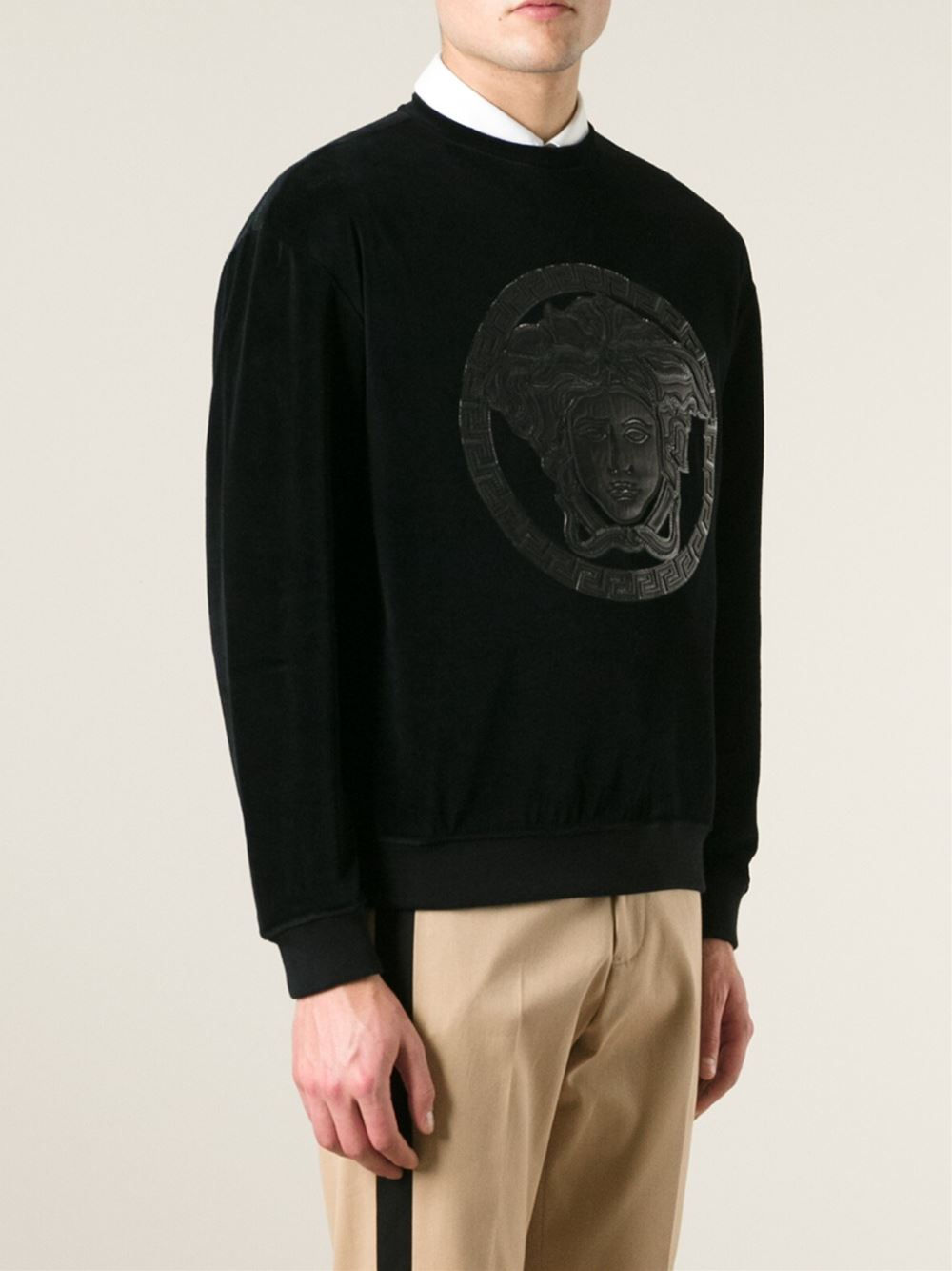 embossed Medusa sweatshirt