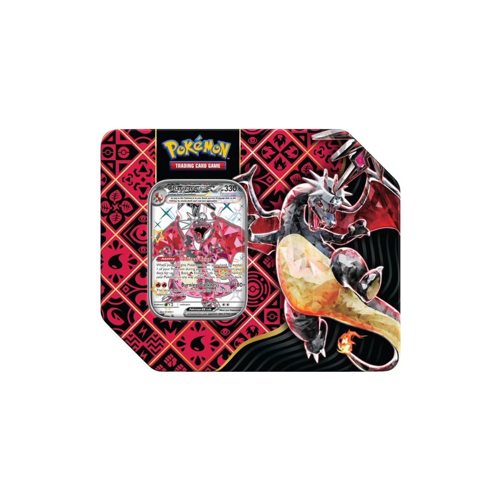 Pokemon Paldean Fates Charizard Tin