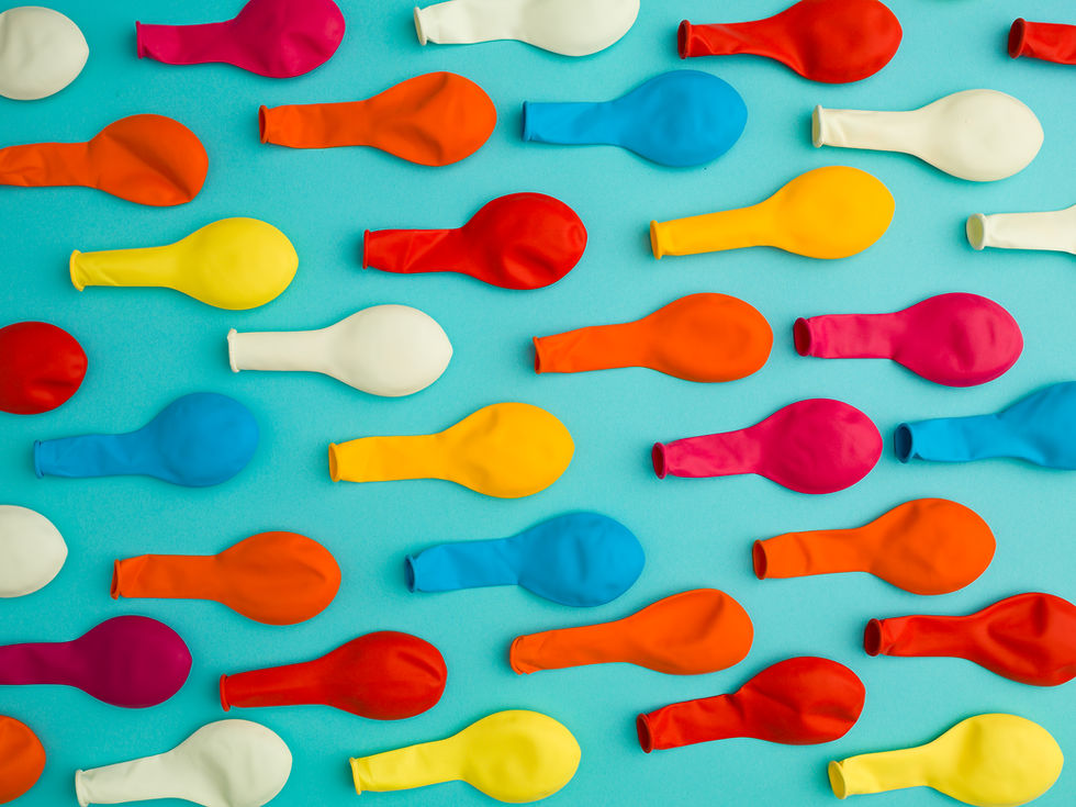 a colorful representation of sperm