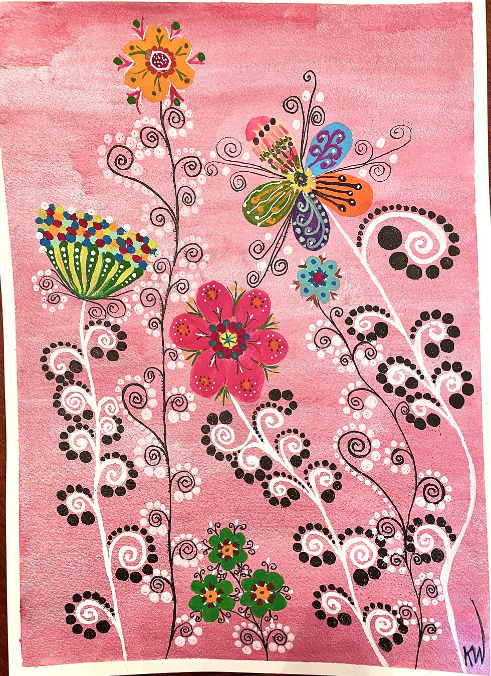 Folk Art Flowers
