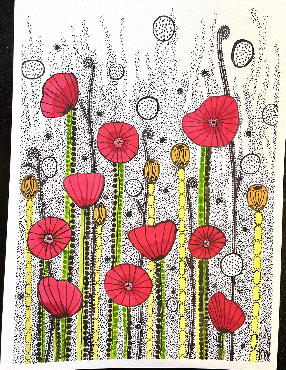 Playful Poppies