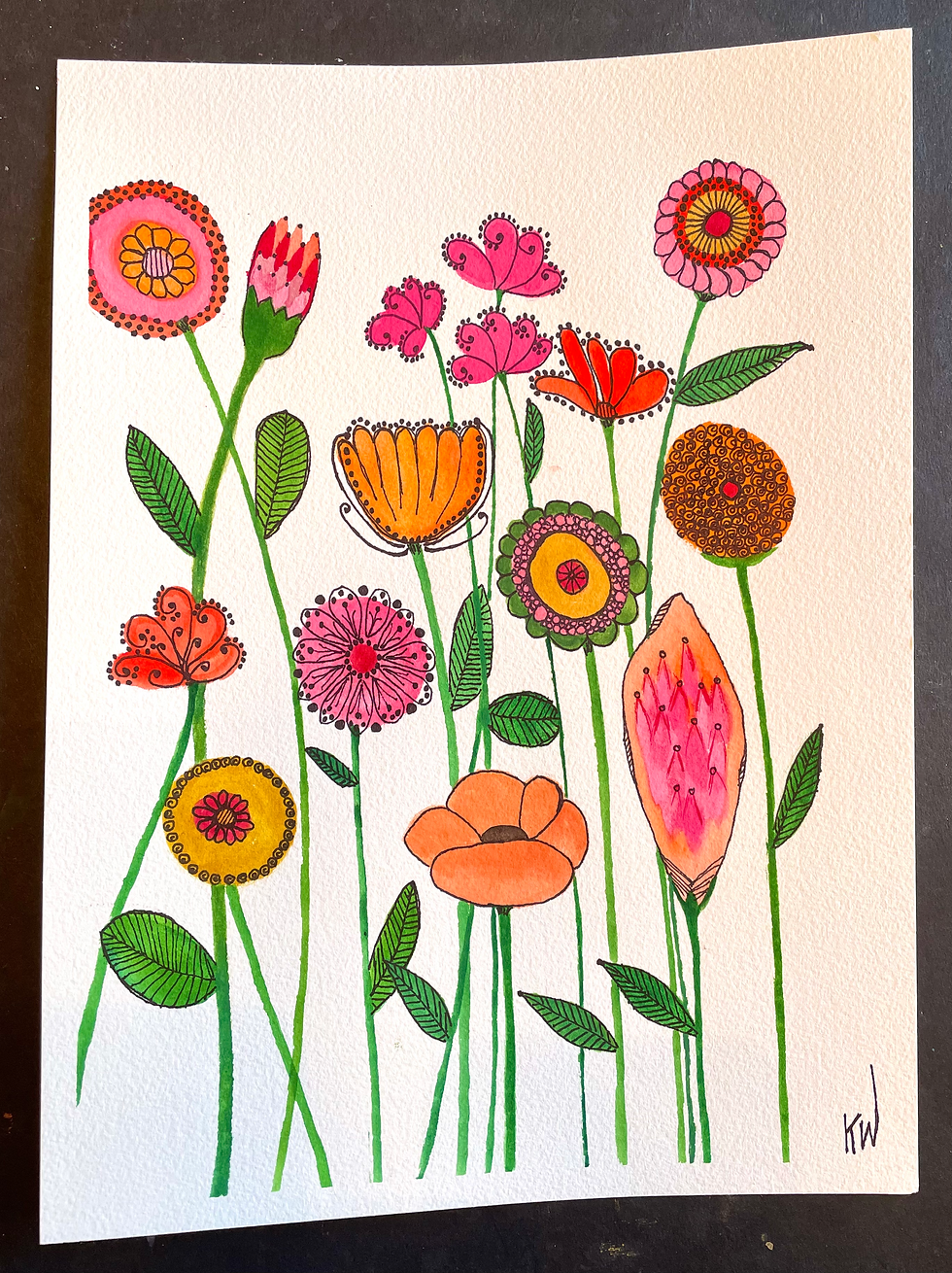 Folksy Flowers
