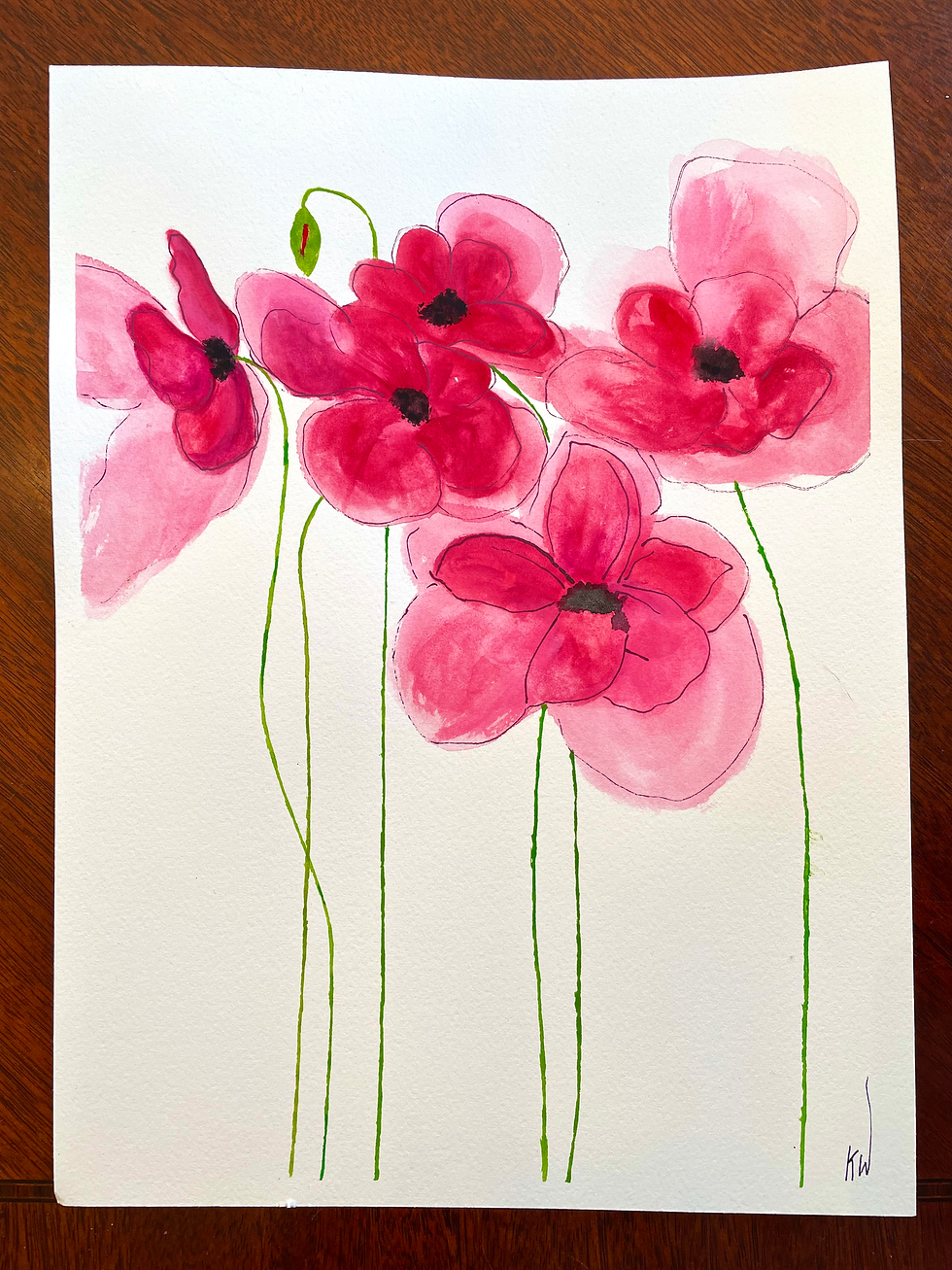 Stalky Poppies