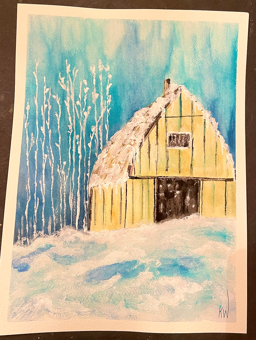 Winter Barn