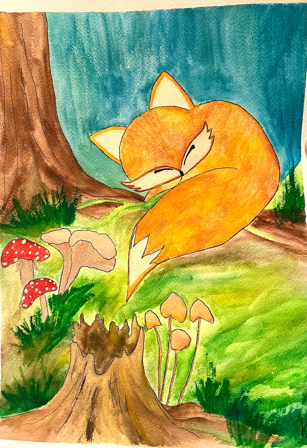 Sleepy Fox