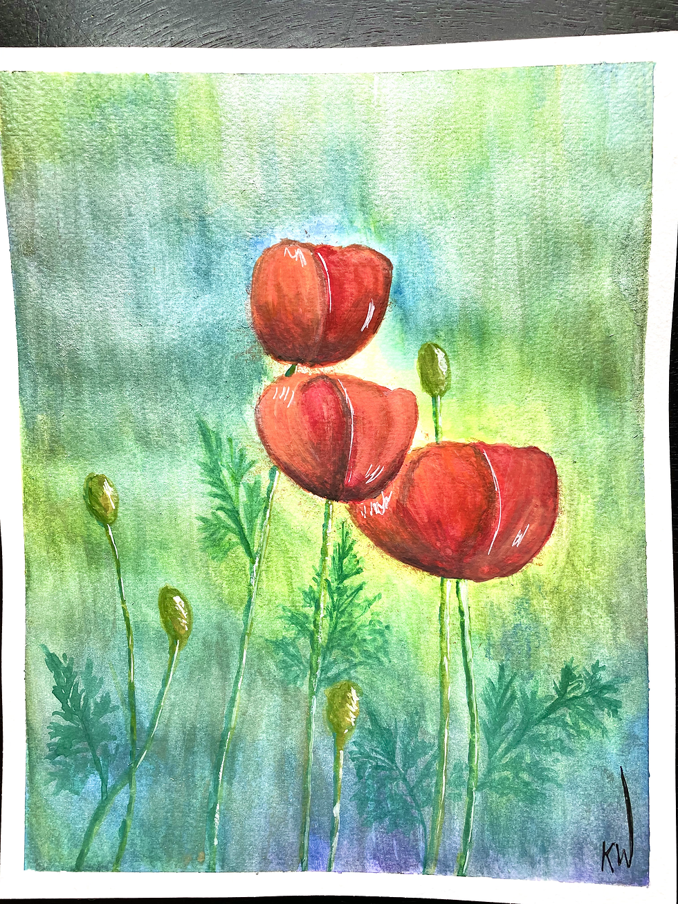 Three Poppies