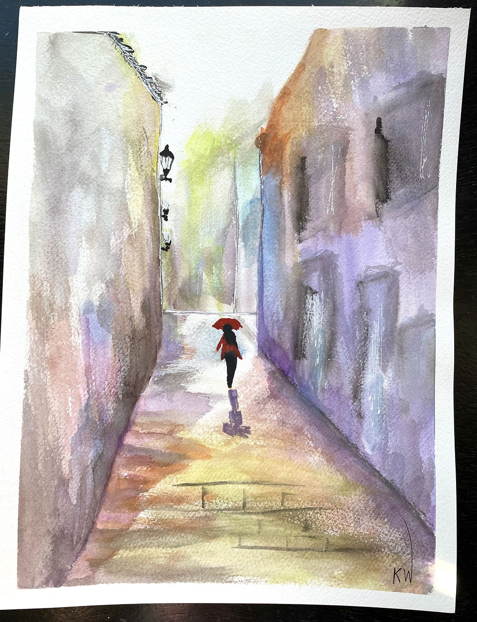 Arles, Lady in Red
