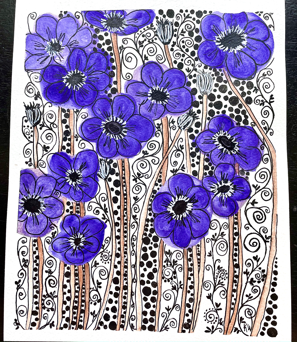 Purple Poppies