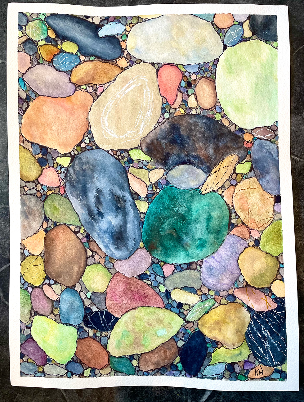 Colorful River Stones