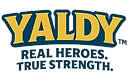 YALDY logo representing a heroic storytelling universe for kids and families