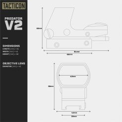 Thumbnail: Predator V2 Reflex Sight Red And Green Dot