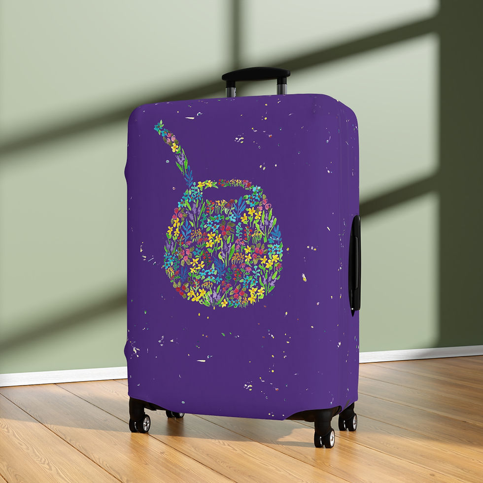 Thumbnail: Argentinean Mate Travel Luggage Cover Purple