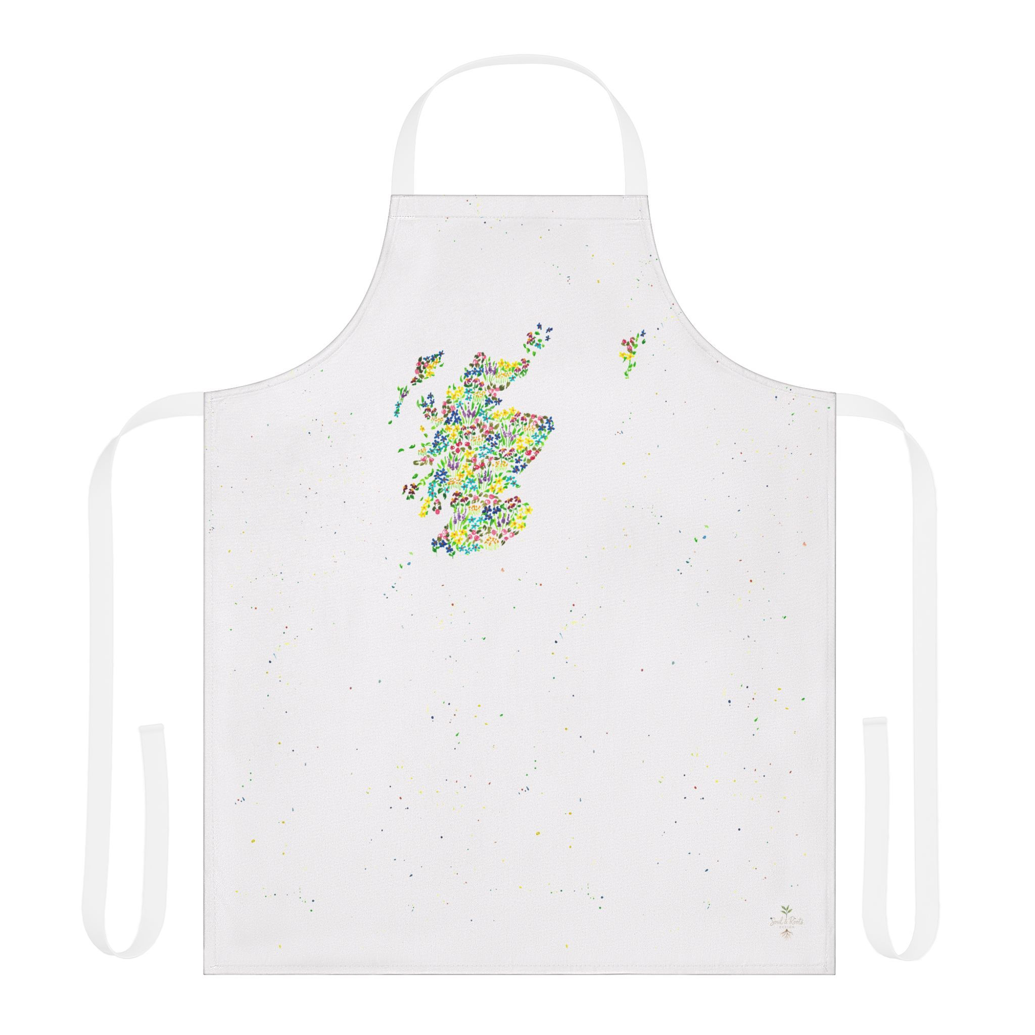 Scotland Apron • Scottish Map Apron • Gift for Scots Living Abroad
