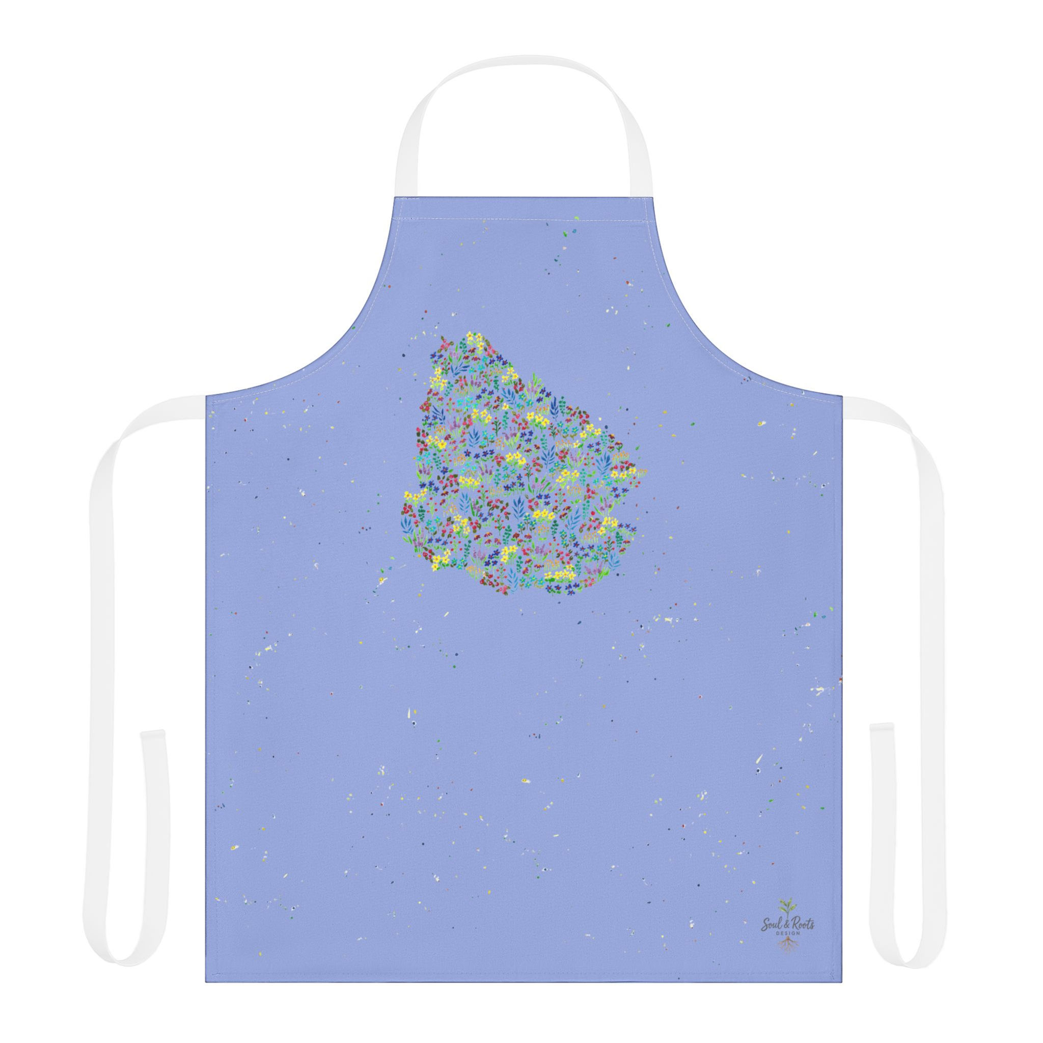 Uruguay watercolour map Apron • Expat Gift • Lila