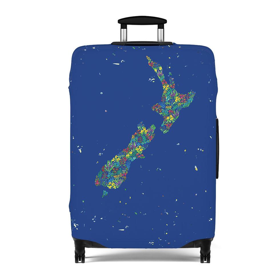 Thumbnail: New Zealand Travel Luggage Cover - Blue