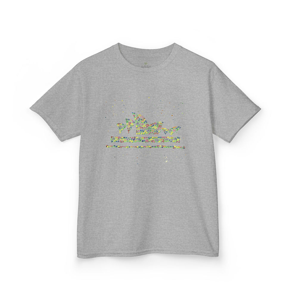 Thumbnail: Australian Opera in watercolour flowers - Kids Tee 