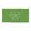 Thumbnail: Australia Watercolour Map Beach Towel - Green
