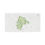 Thumbnail: Brasilian Watercolour Map Beach Towel - White