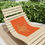Thumbnail: India Watercolour Map Beach Towel - Orange