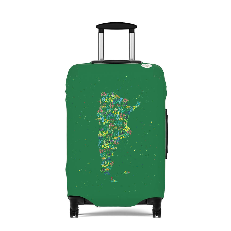 Thumbnail: Argentinean Travel Luggage Cover - Green
