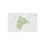 Thumbnail: Brasilian Watercolour Map Beach Towel - White