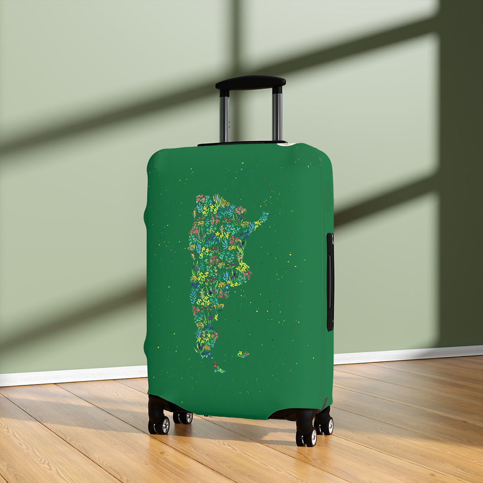Thumbnail: Argentinean Travel Luggage Cover - Green