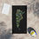 Thumbnail: Argentinean Watercolour Map Beach Towel - Black