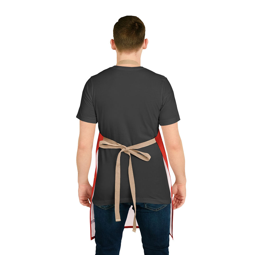 Thumbnail: China Map Apron • Gift for Chinese Living Abroad • Red