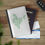 Thumbnail: India Map Design Passport Cover - Green
