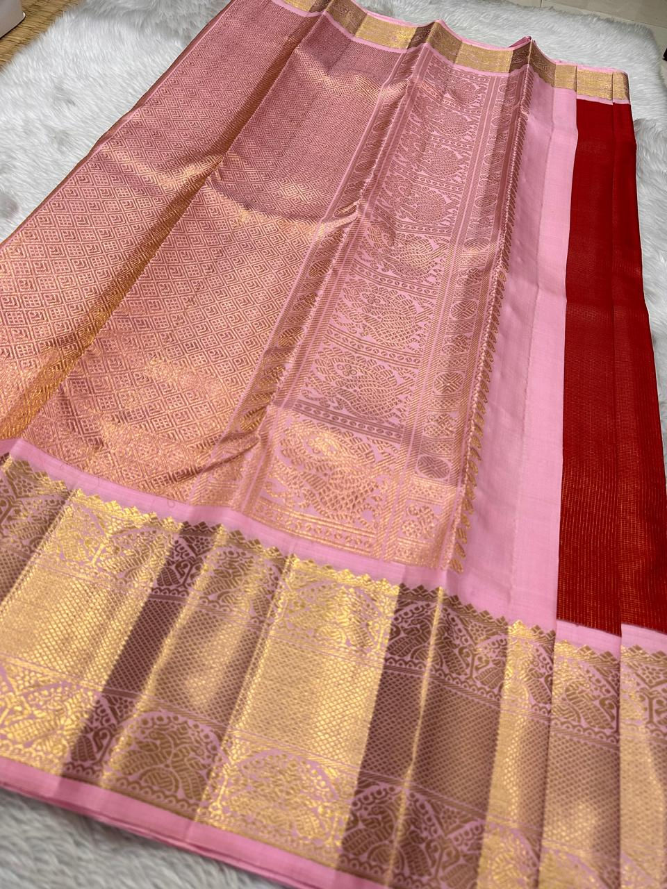 Thumbnail: Kanchipuram pure silk saree 