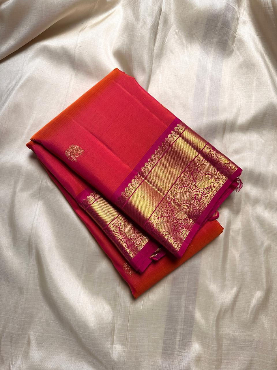 Thumbnail: Kanchipuram pure silk sarees 