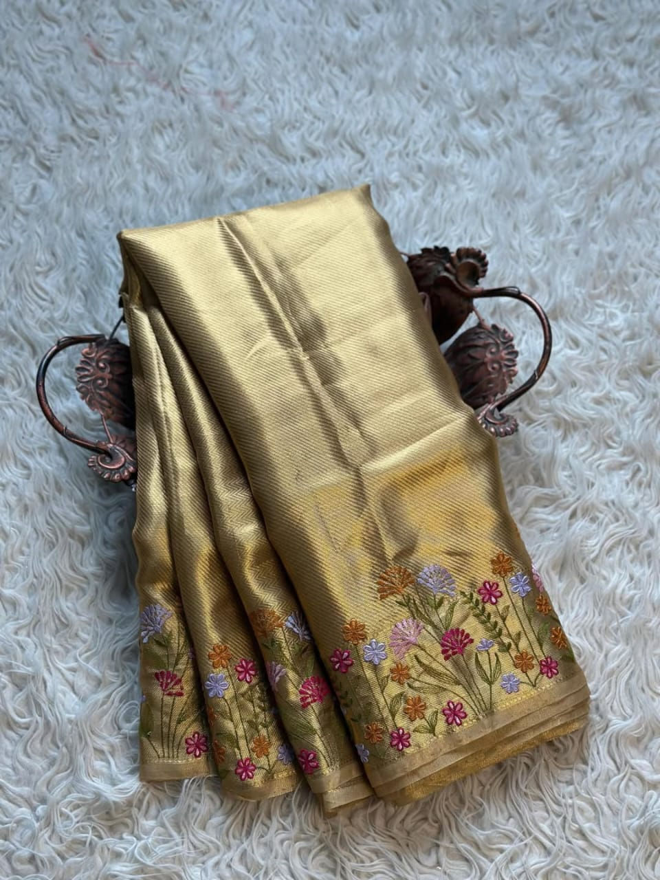 Thumbnail: Banarasi tissue silk saree 