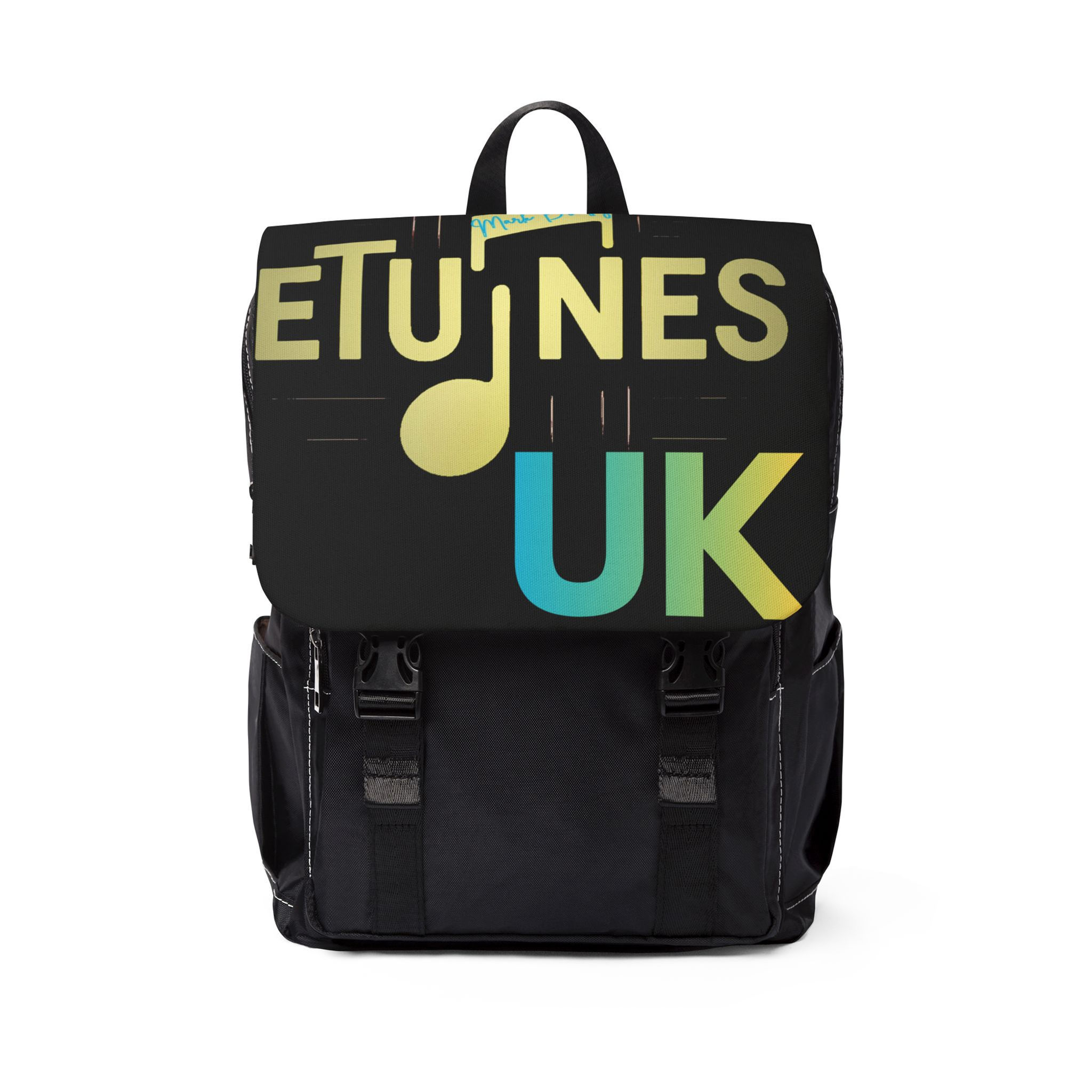  Blue & Yellow ETUNES UK shoulder backpack 