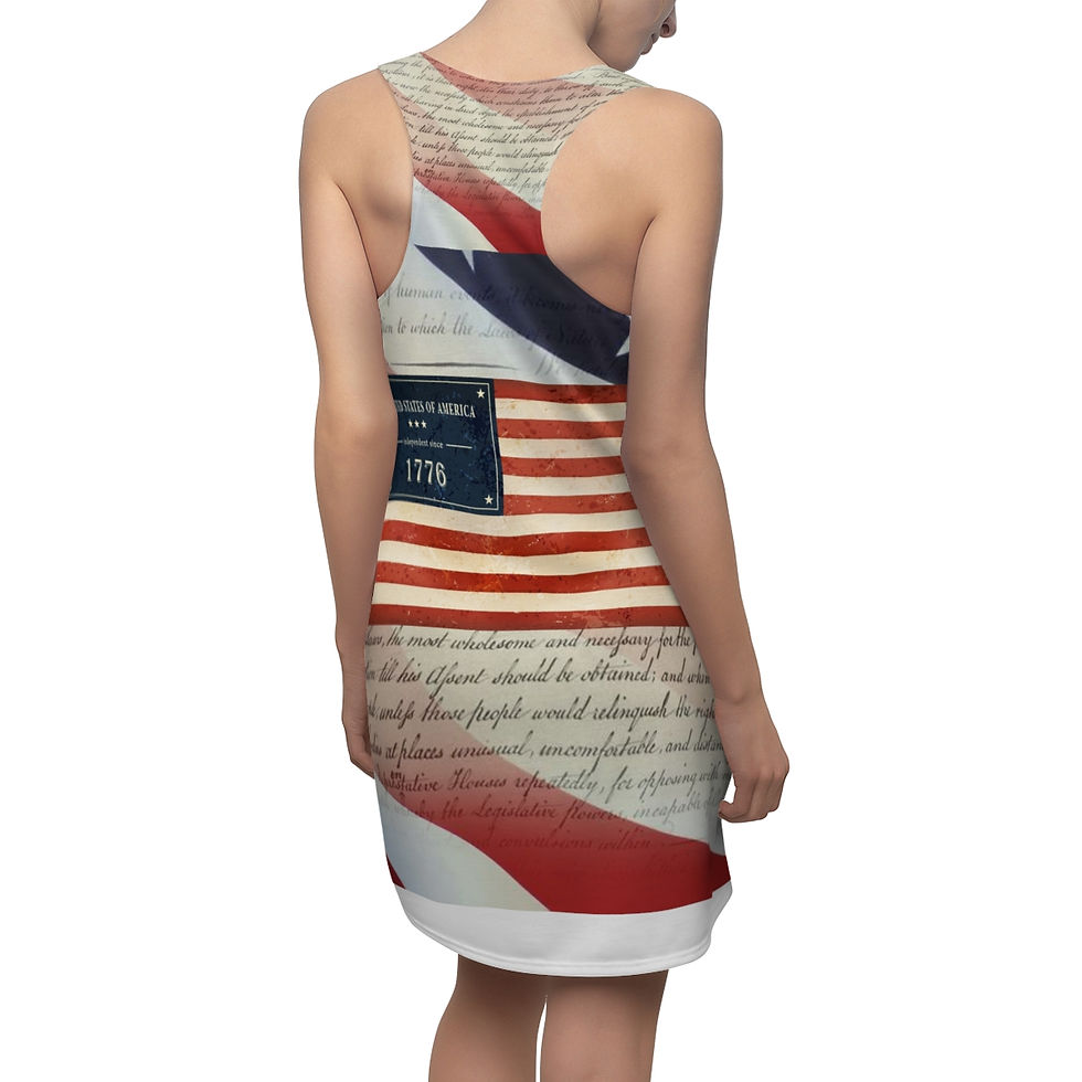 Thumbnail: 1776 Lady’s Liberty Dress (AOP)