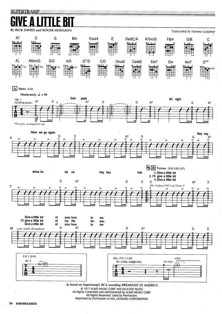 "Give a Little Bit" 2002