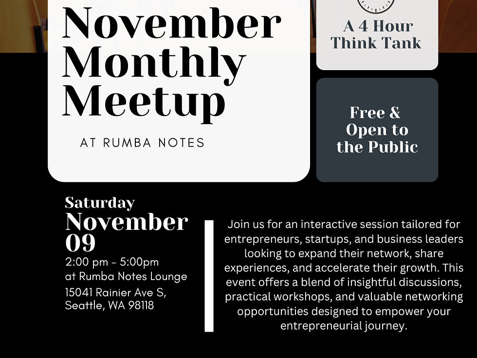 November Monthly Meetup