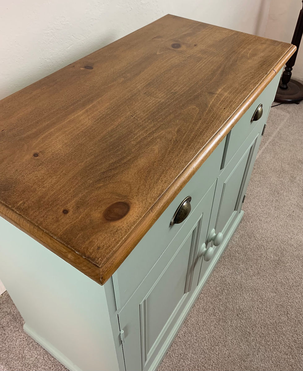 Thumbnail: Hand painted sideboard