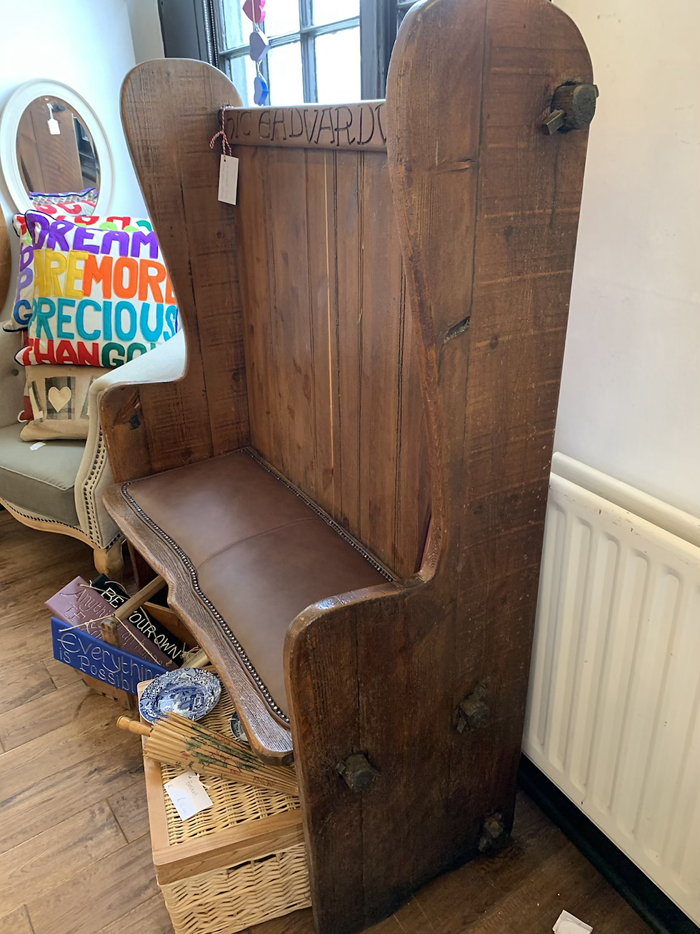 Thumbnail: Vintage monks bench 