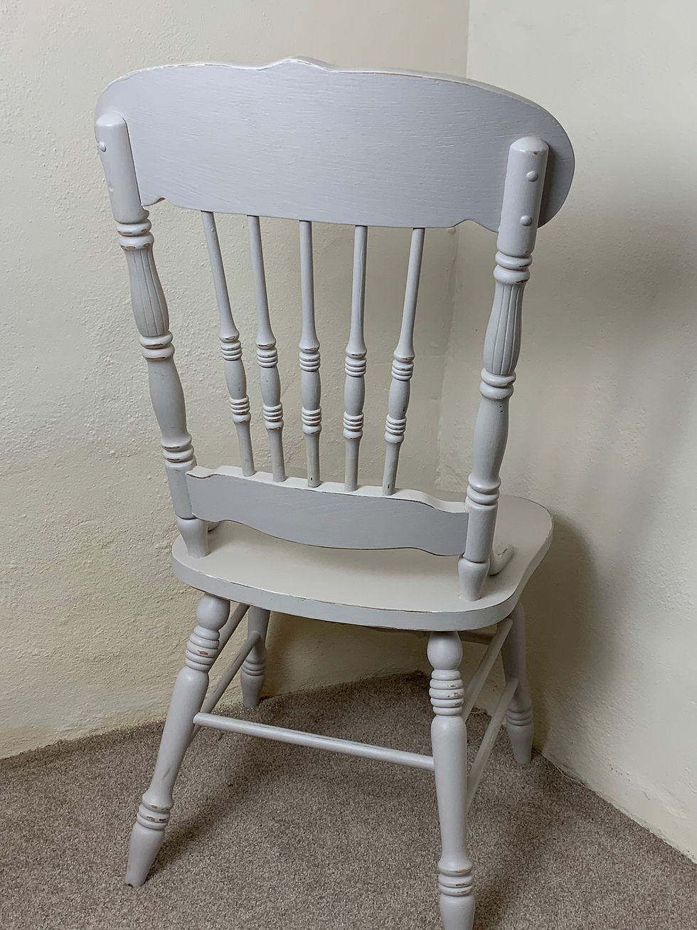 Thumbnail: Hand painted vintage chair