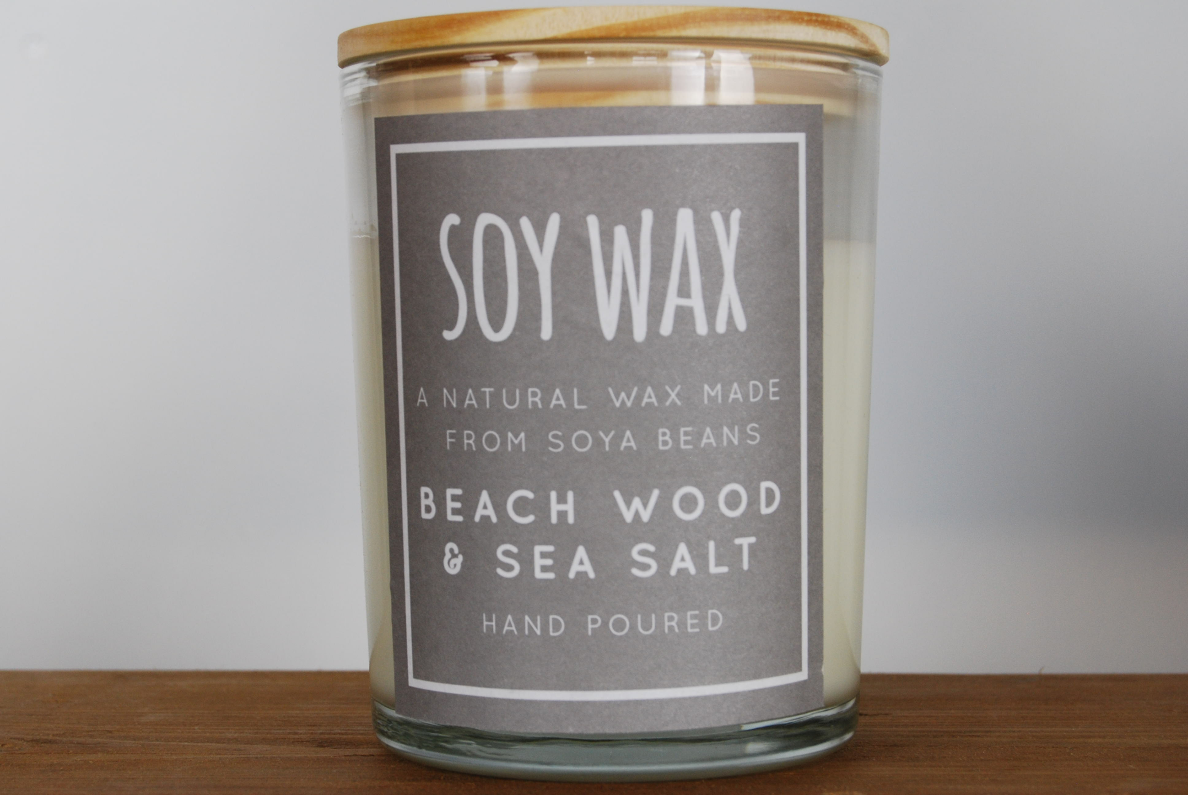 Large Desire Soy Wax Candle - Beach Wood & Sea Salt